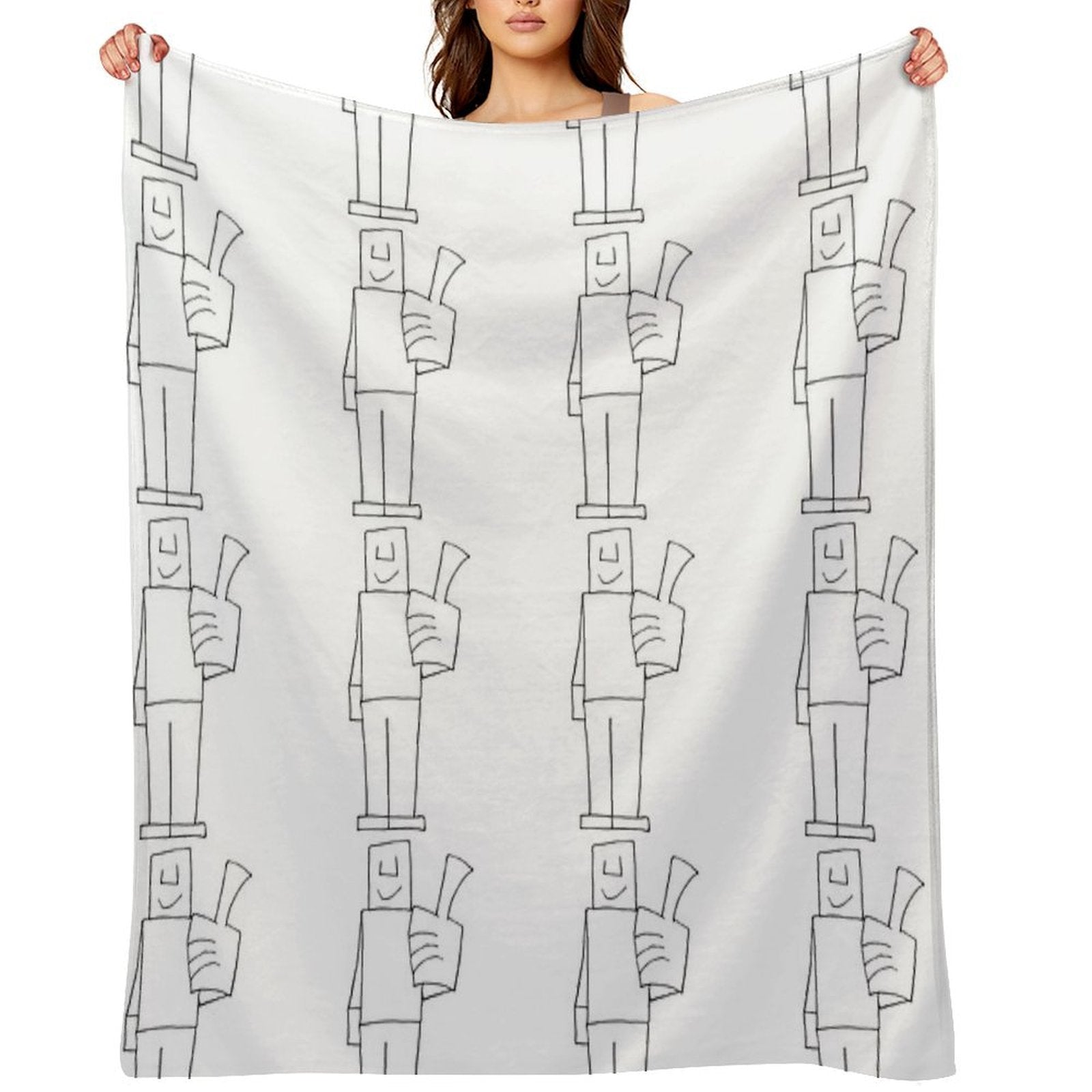 OK! 2 Compact Throw Blanket