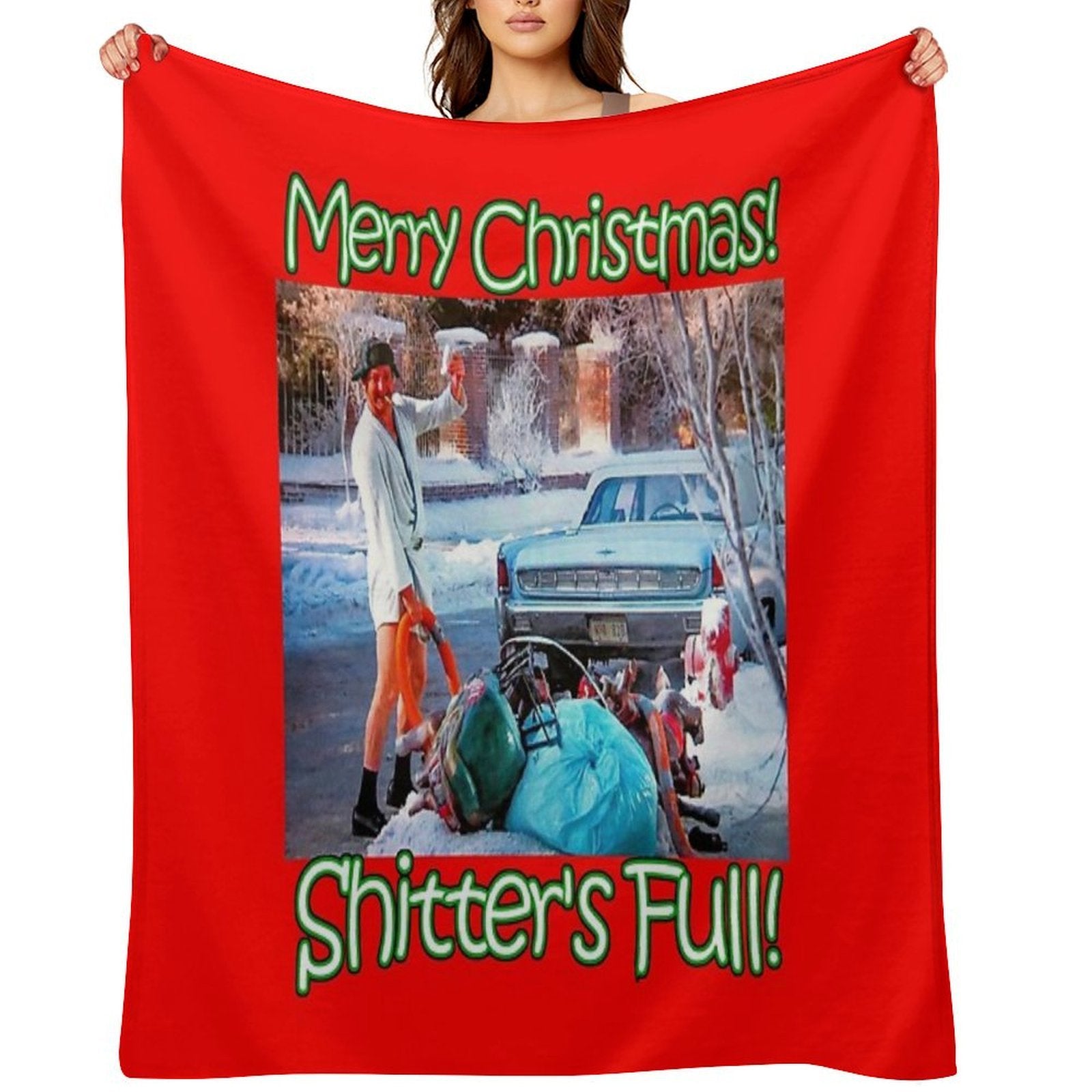 Cousin Eddie Shitters Full Versatility Throw Blanket