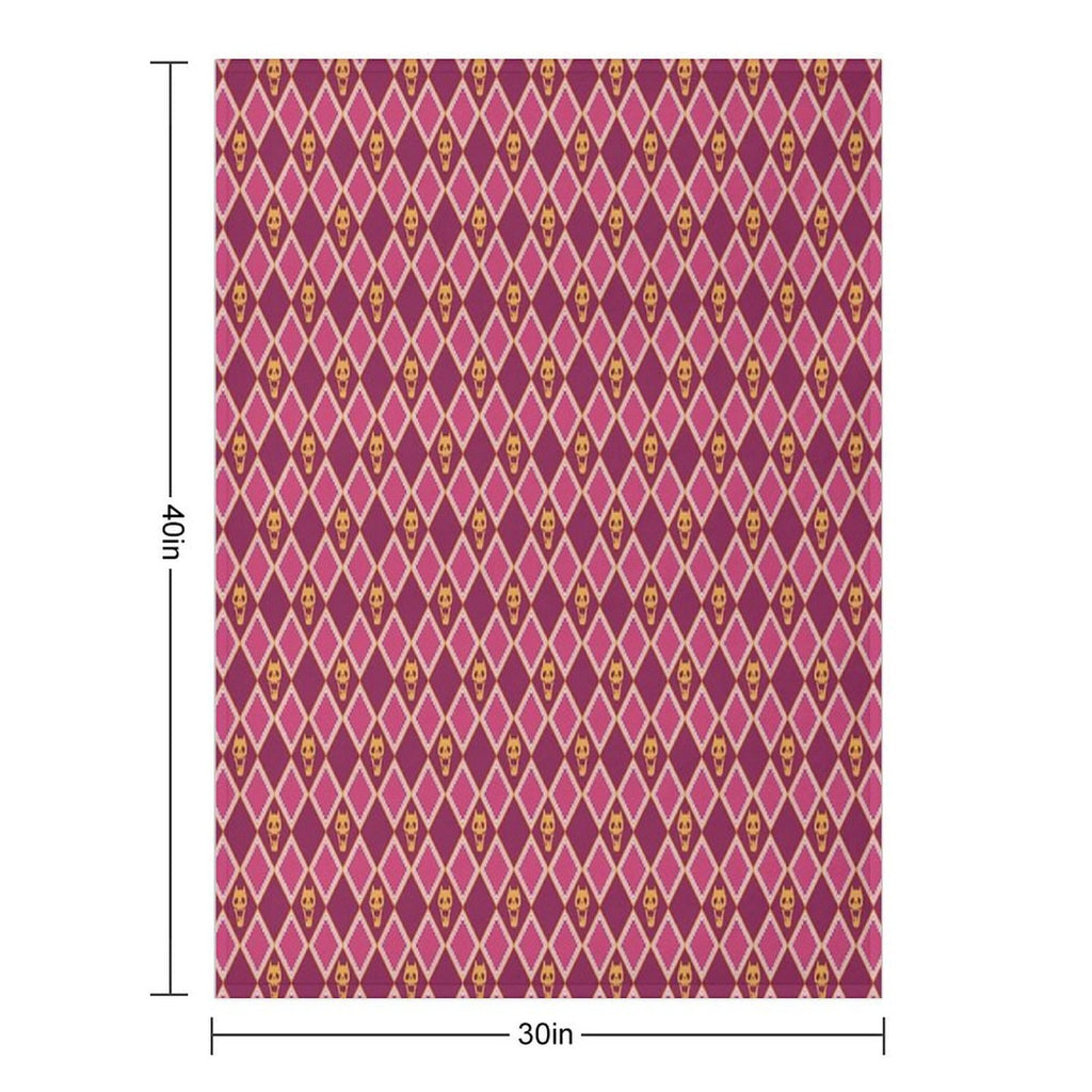 Kira's Pattern - Lesbian Pride Machine-washable Throw Blanket