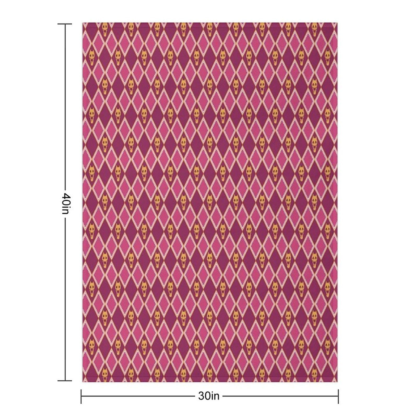 Kira's Pattern - Lesbian Pride Machine-washable Throw Blanket