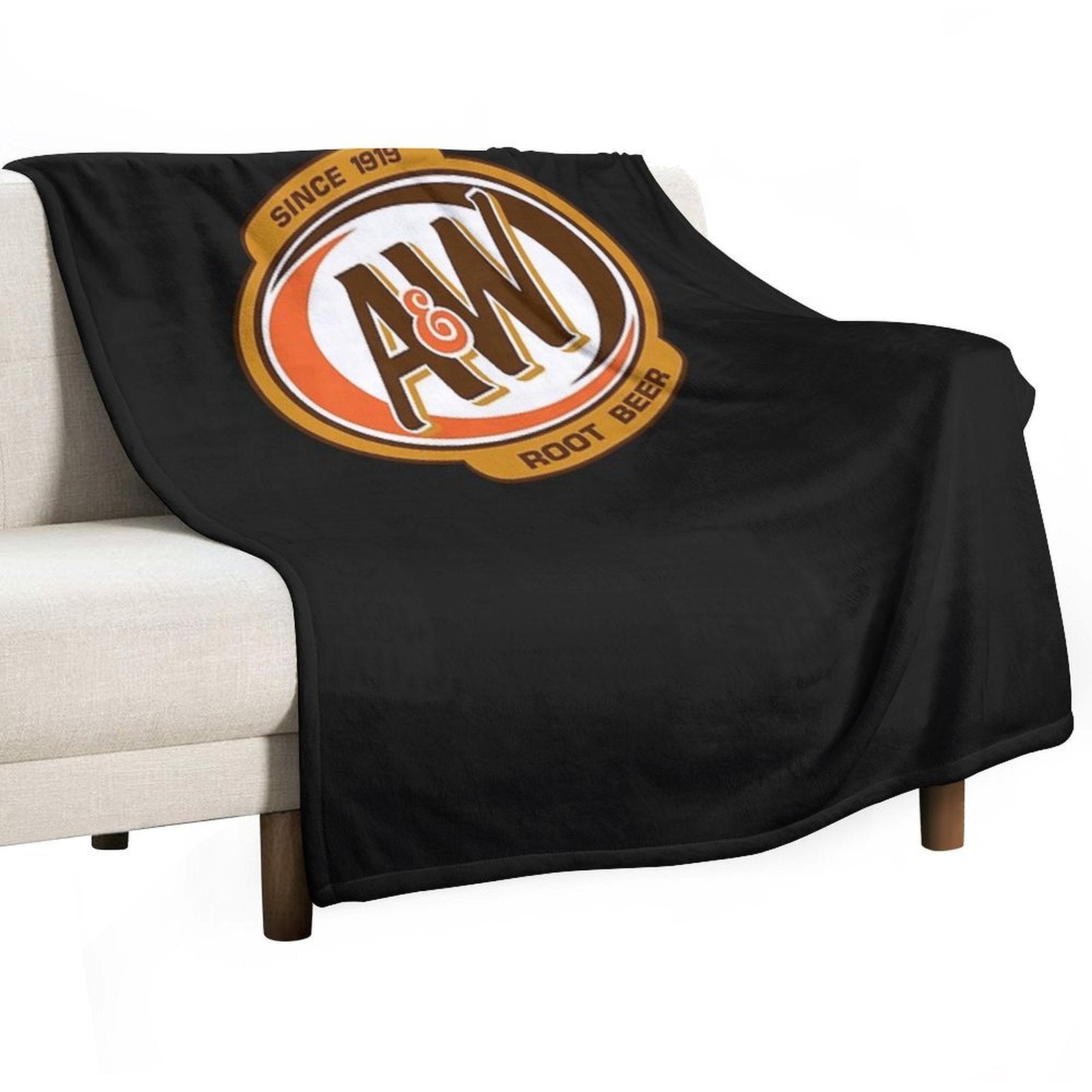A&W Root Beer Logo Classic Versatility Throw Blanket