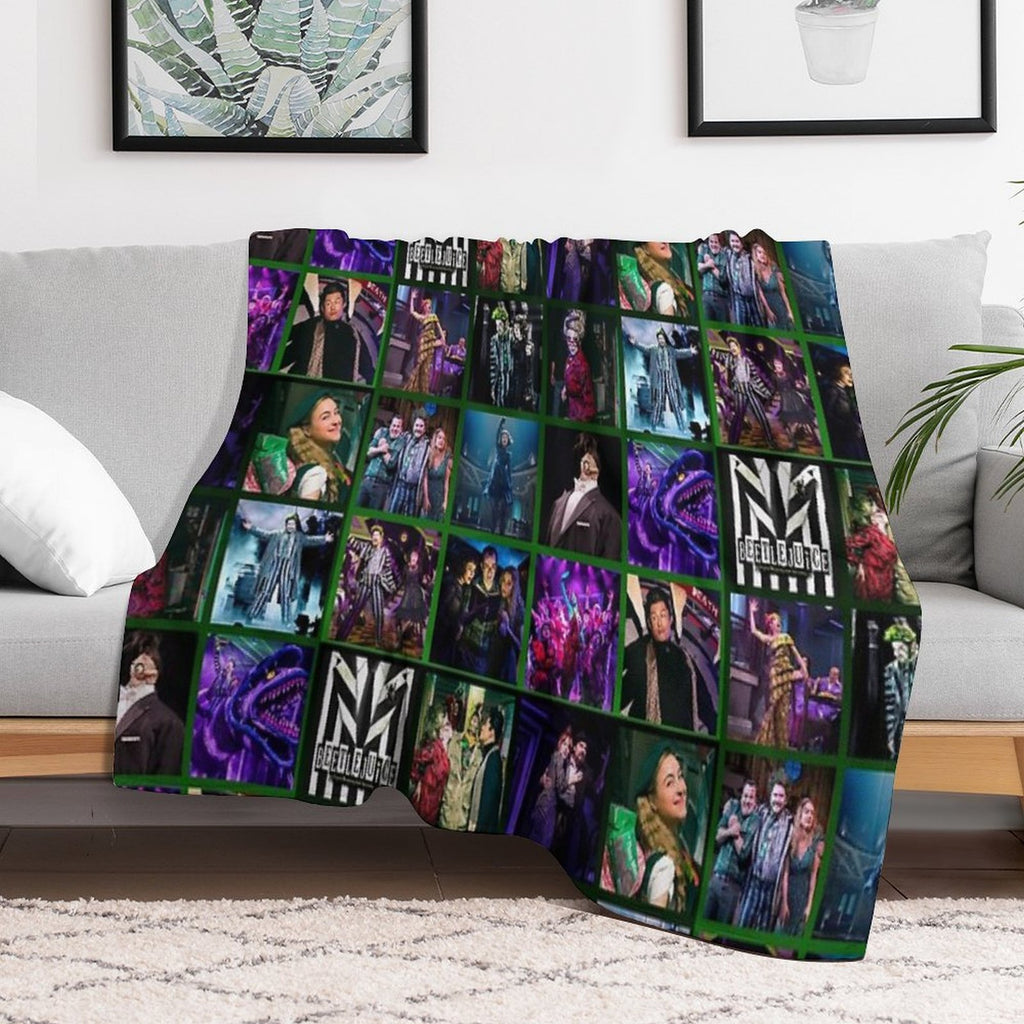 Beetlejuice Musical Wrinkle-free Throw Blanket