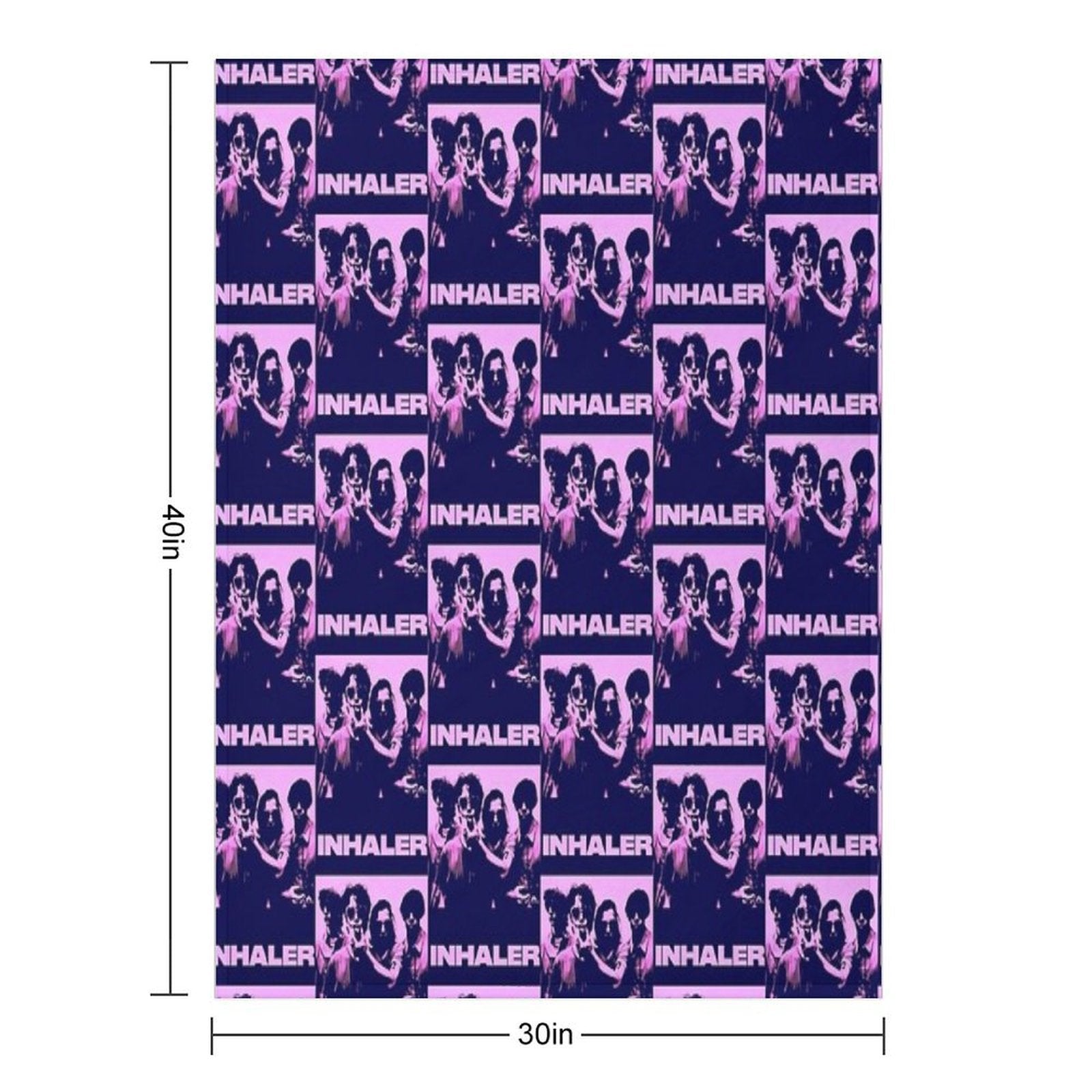 Inhaler Band Lightweight Throw Blanket