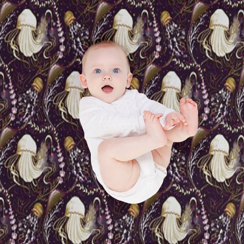 Jellyfish Plush Throw Blanket