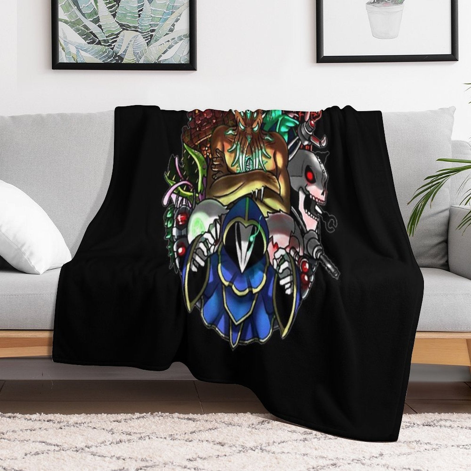 Terraria Game Funny Design Premium Throw Blanket