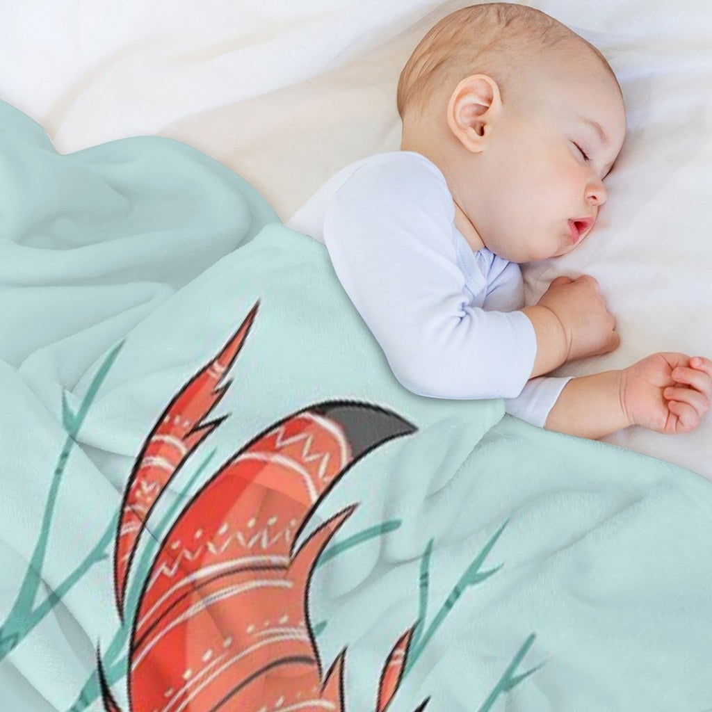 Winter Fox Velvety-soft Throw Blanket