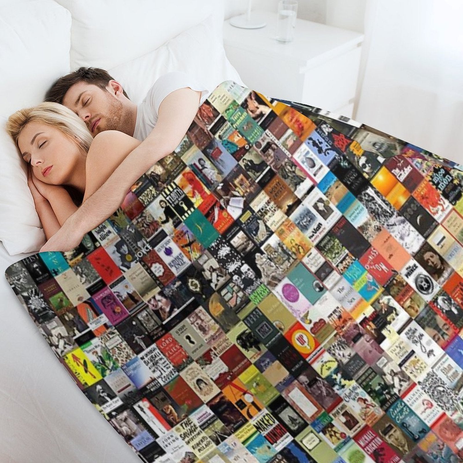Classic Books Travel-friendly Throw Blanket