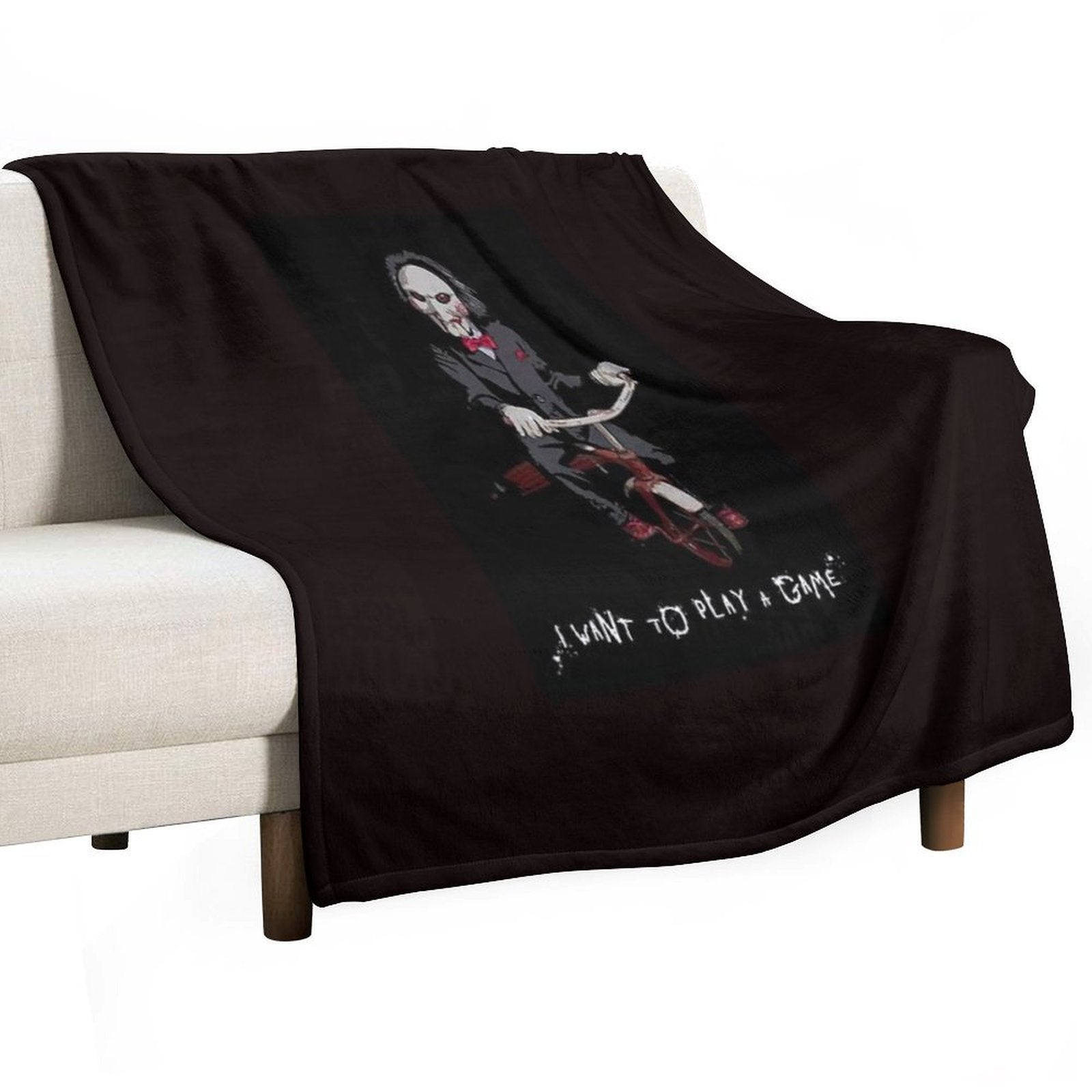 Saw - I Want to Play A Game Durable Throw Blanket