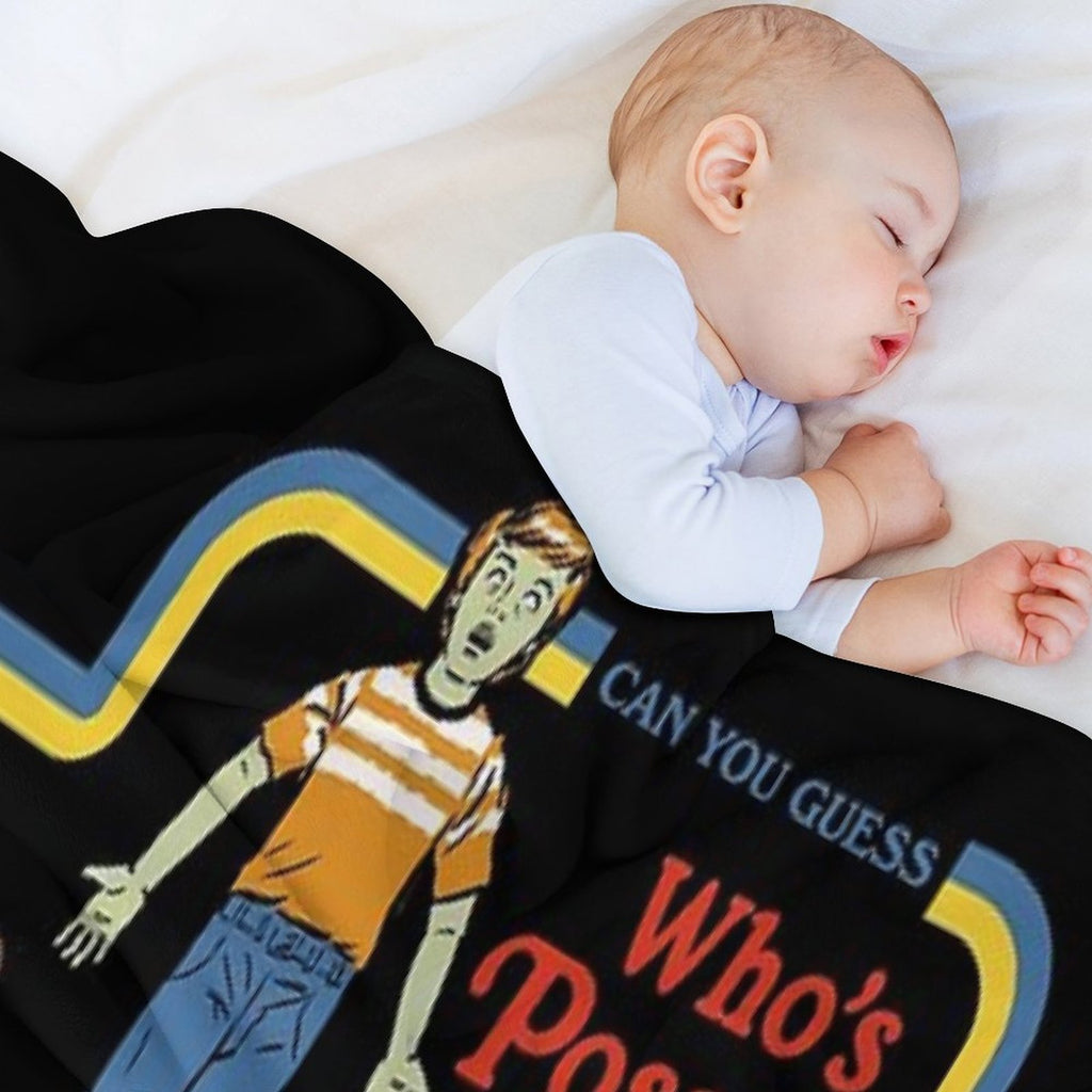 Who's Possessed Johnny Anti-pilling Throw Blanket