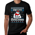Frosty Swoleman Funny Christmas Workout Gym Weight Lifting  Moisture-wicking T-Shirt