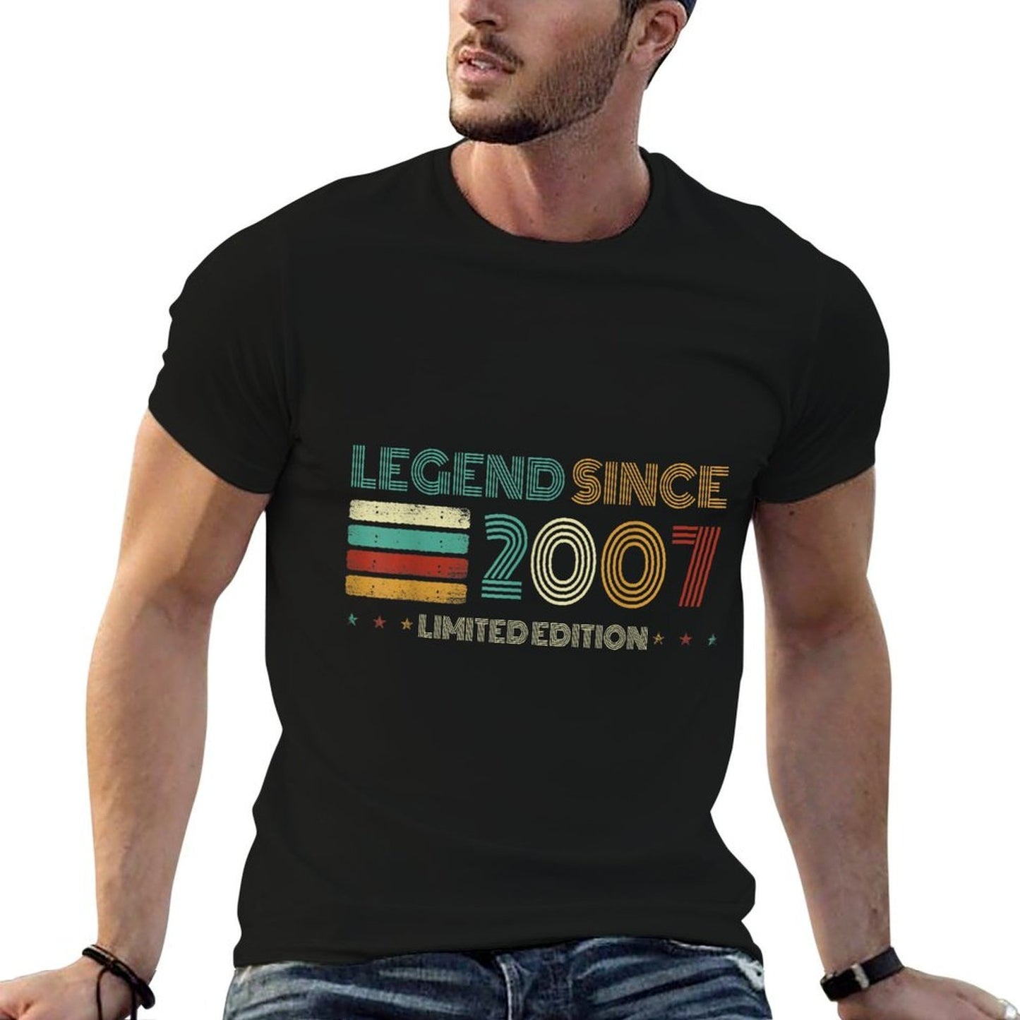 18 Years Old Legend Since 2007 18th Birthday Comfortable T-Shirt