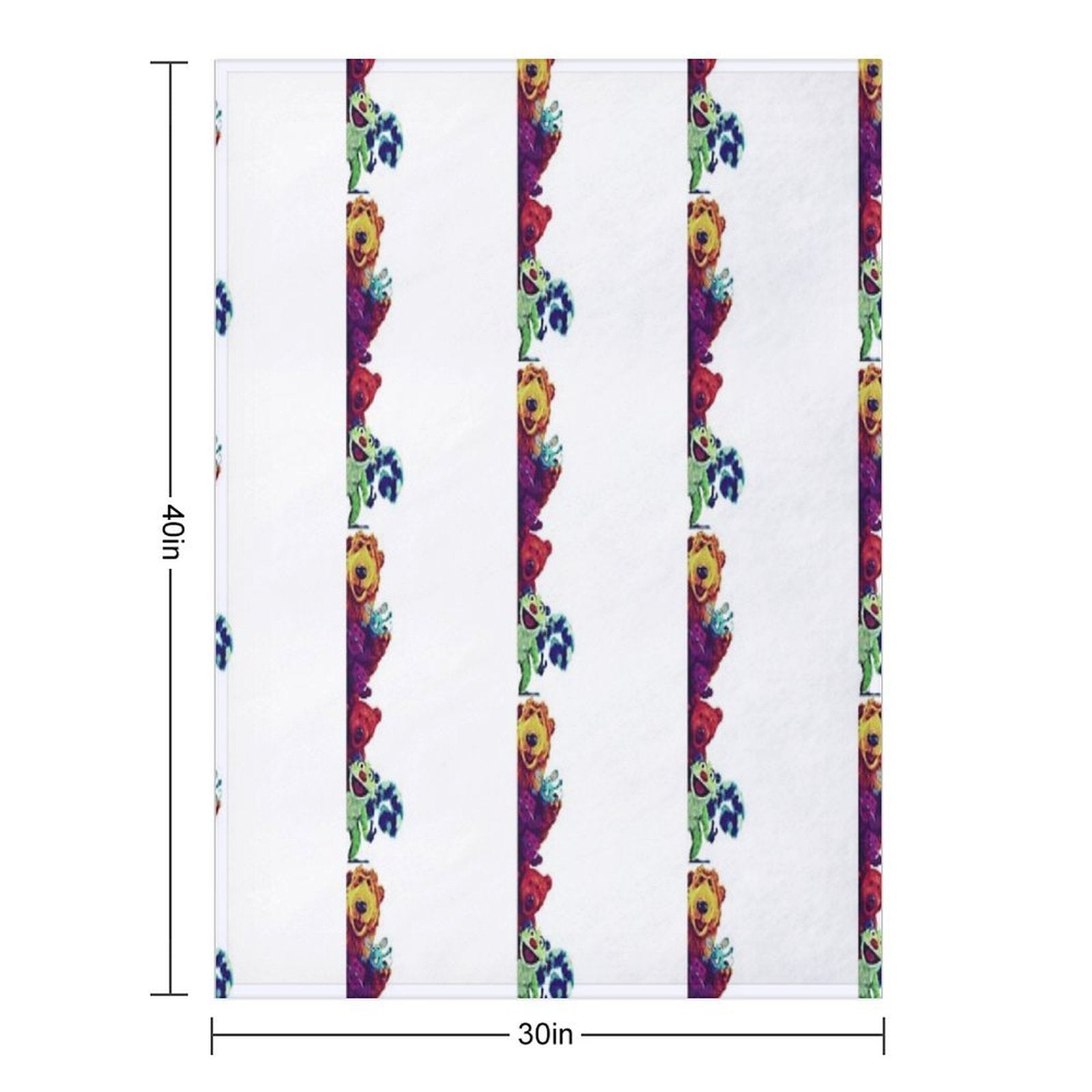 Bear In The Big Blue House - Bear And Friends Premium Throw Blanket