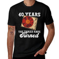 40 Years The Tables Have Turned Vinyl Records 40th Birthday  Classic T-Shirt