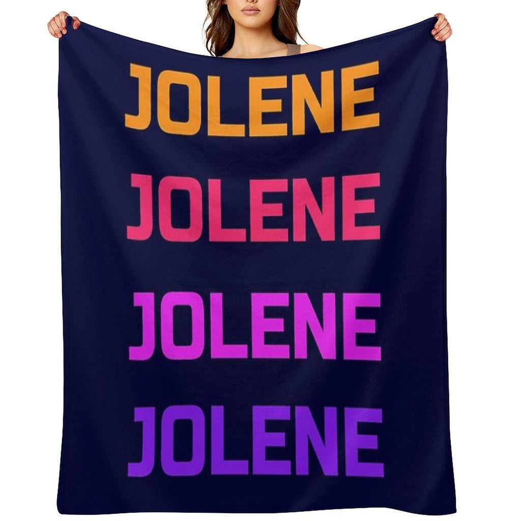 Jolene Retro 80s Versatility Throw Blanket
