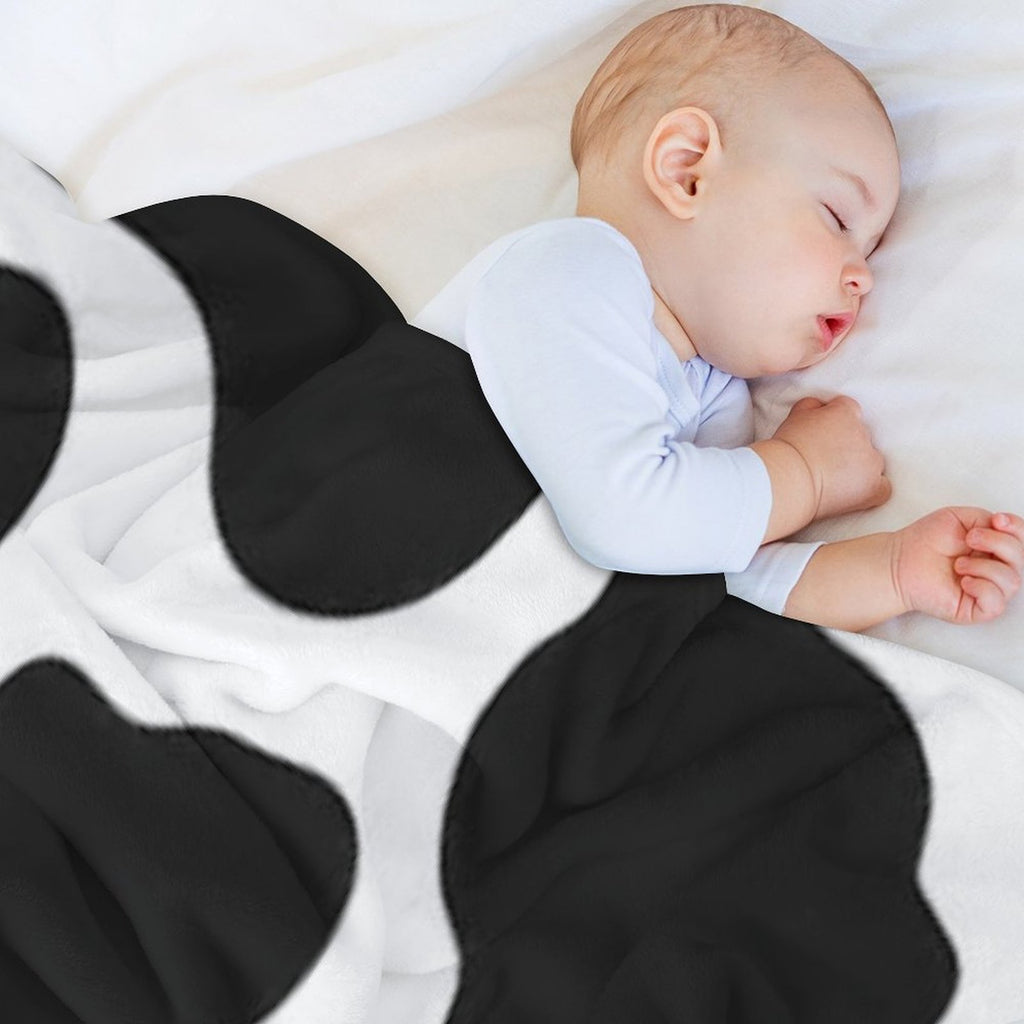 Cow Print Comfort Throw Blanket