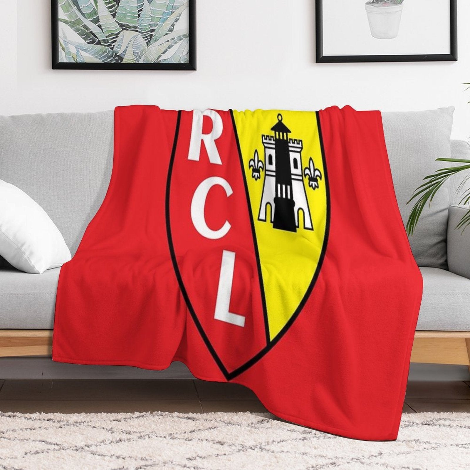 Les Sang Et Or (The Blood And Gold) Eco-conscious Throw Blanket
