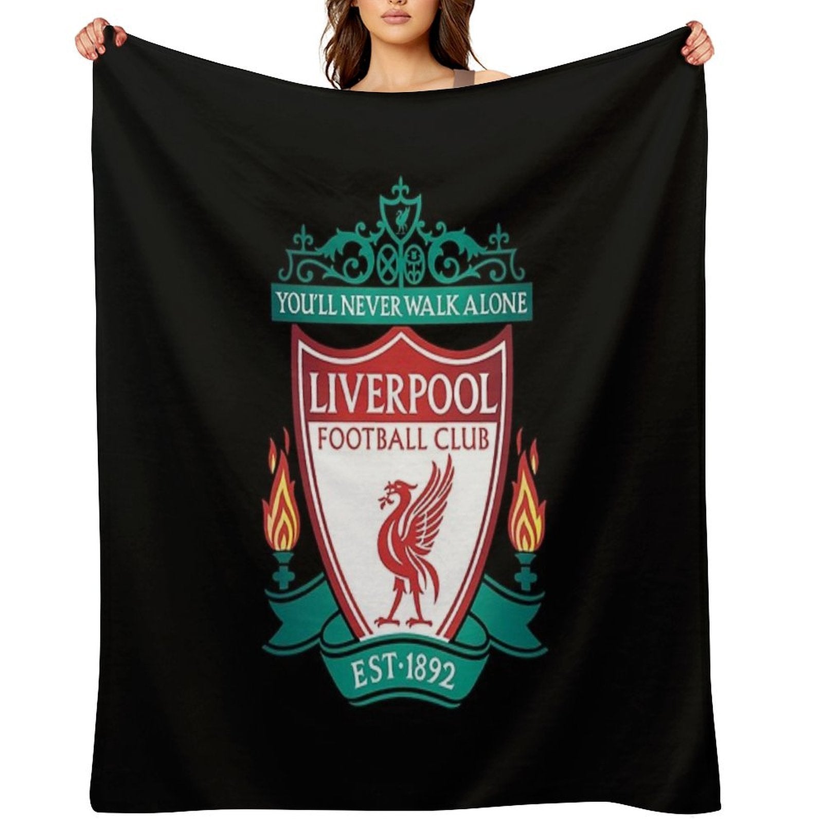 Classic Liverpool Emblem Eco-conscious Throw Blanket
