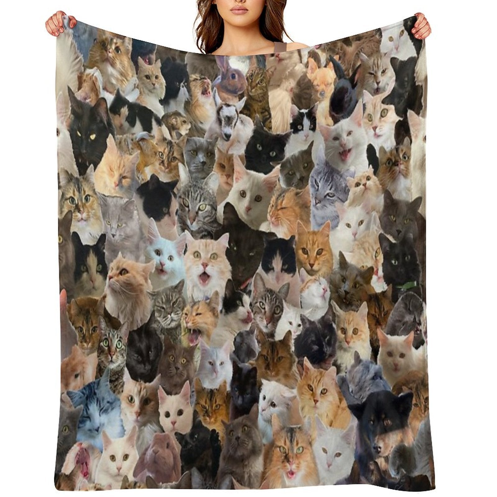 Pet Bonanza Pattern Lightweight Throw Blanket
