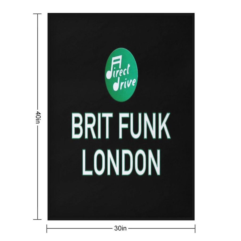 Brit Funk - London UK Anti-pilling Throw Blanket