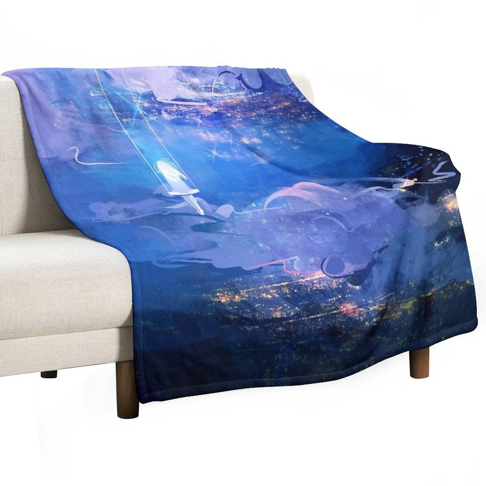 Above The Clouds Quick-dry Throw Blanket