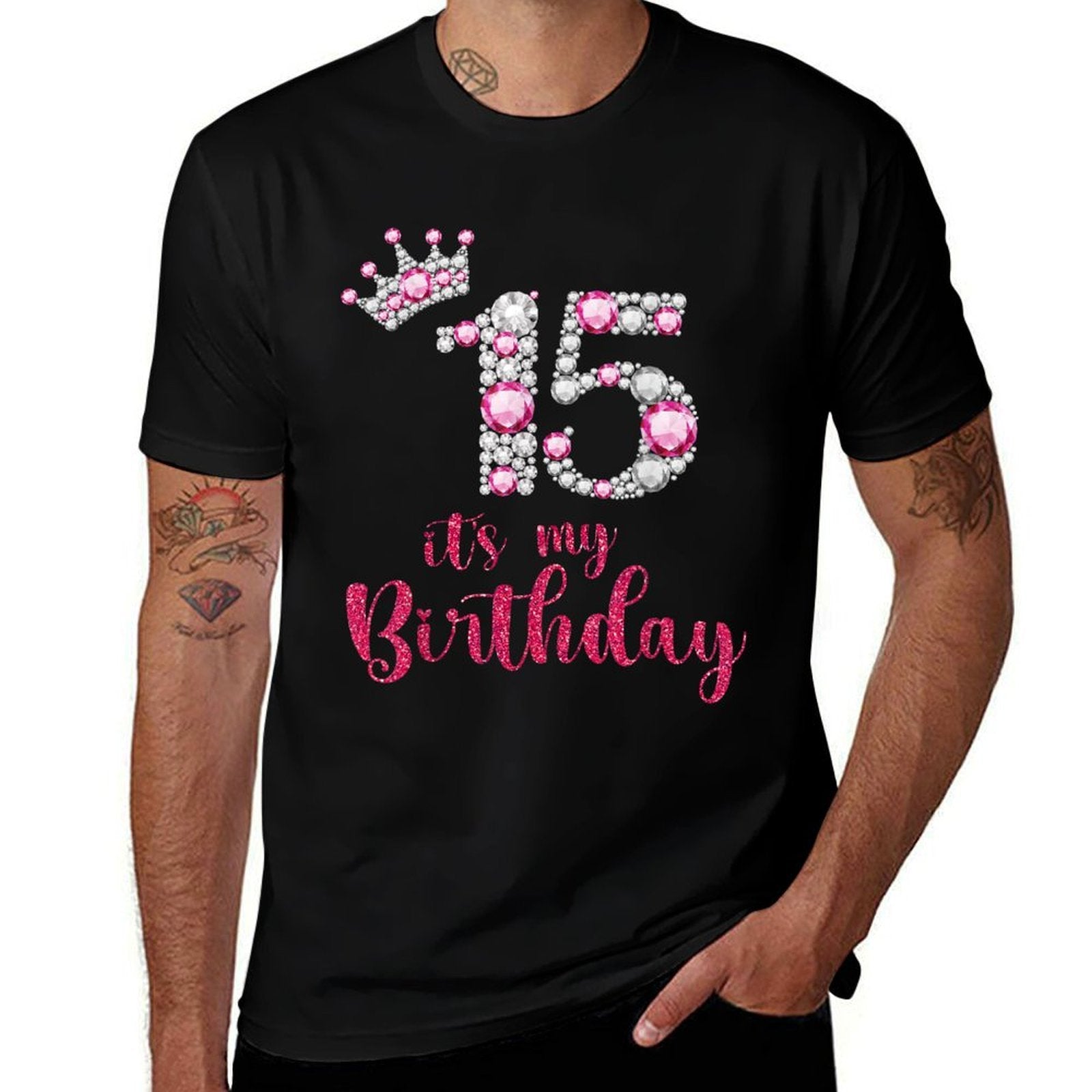 15 It's My Birthday 15th Birthday 15 Years Old Bday  Classic T-Shirt