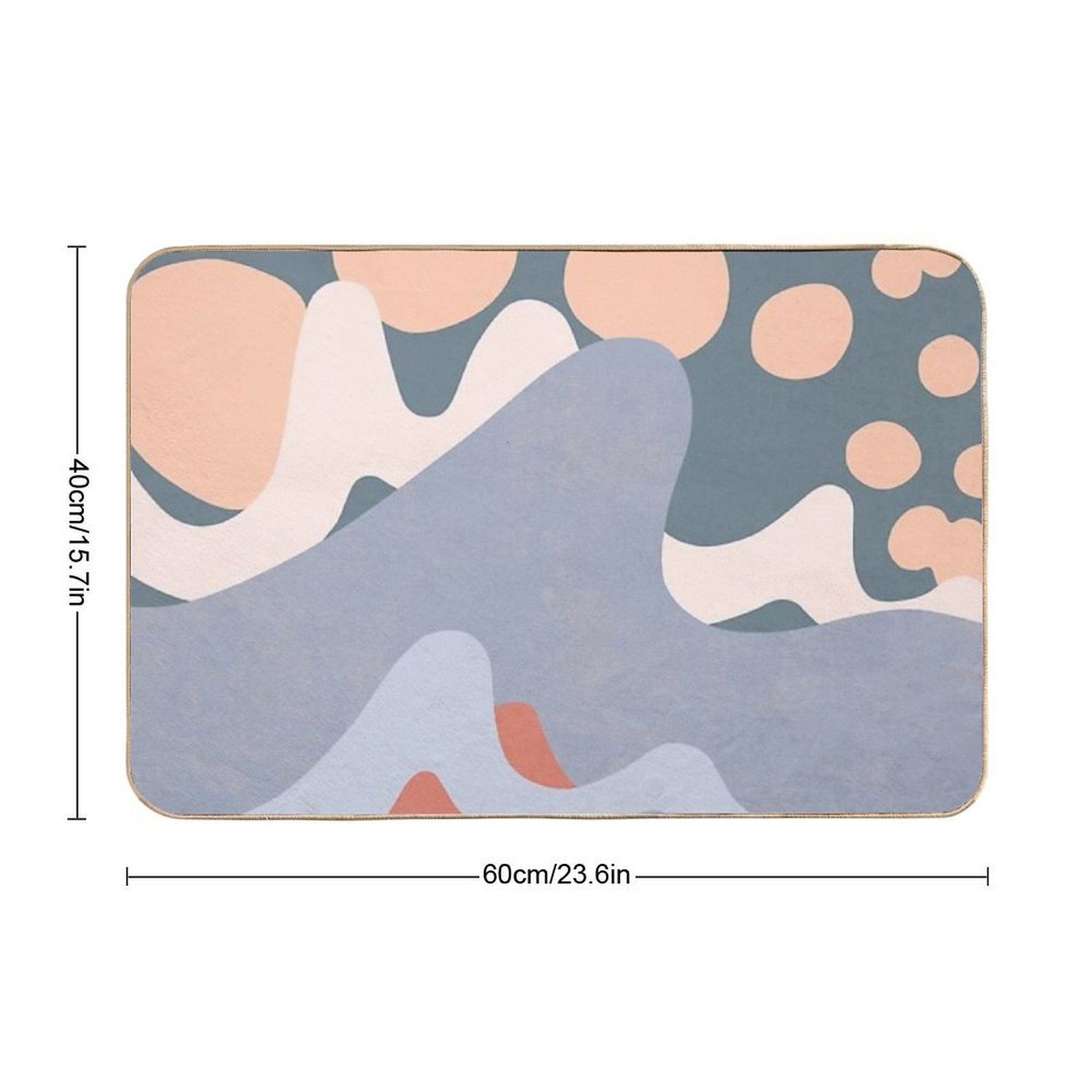 Waves 10  Odorless Bath Mat
