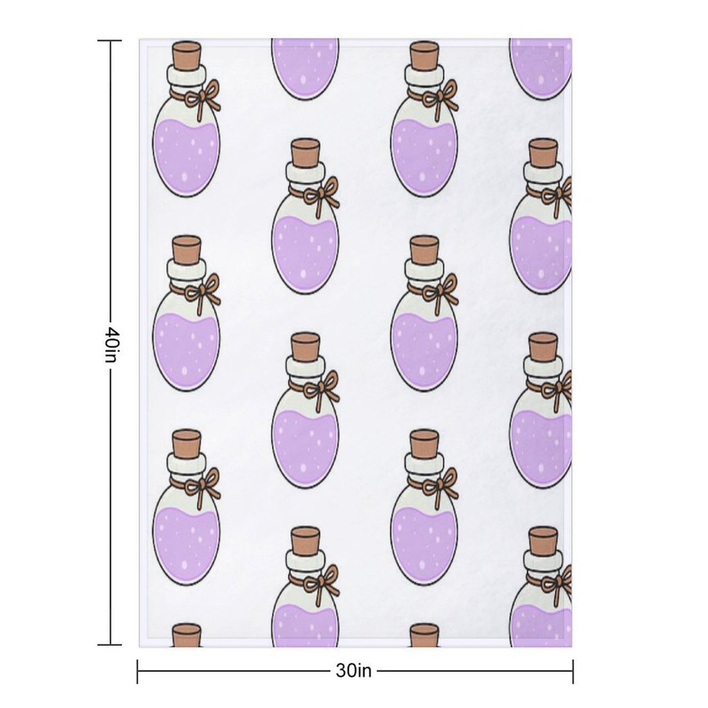 Lavender Potion Durable Throw Blanket