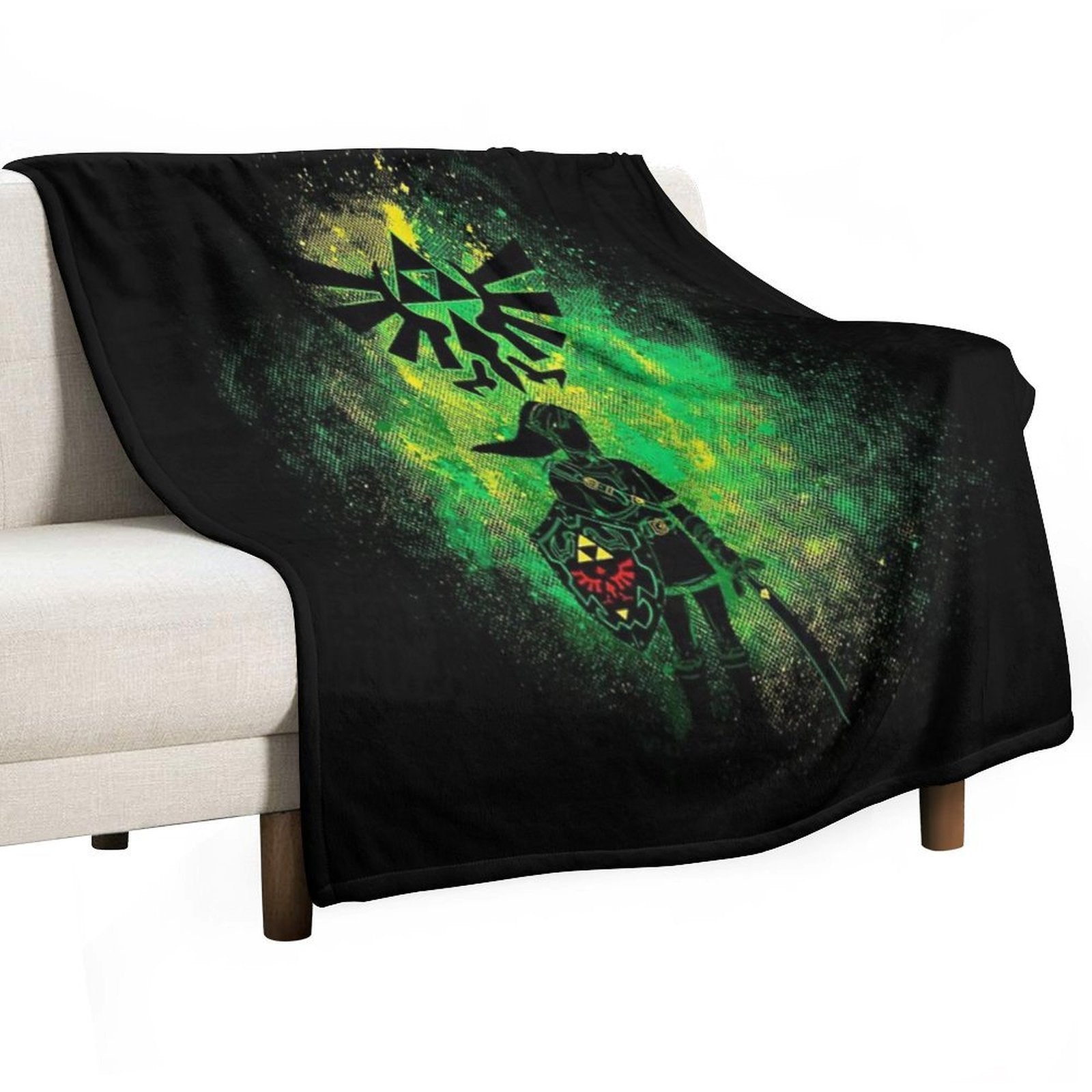 Hero of Time Art Machine-washable Throw Blanket
