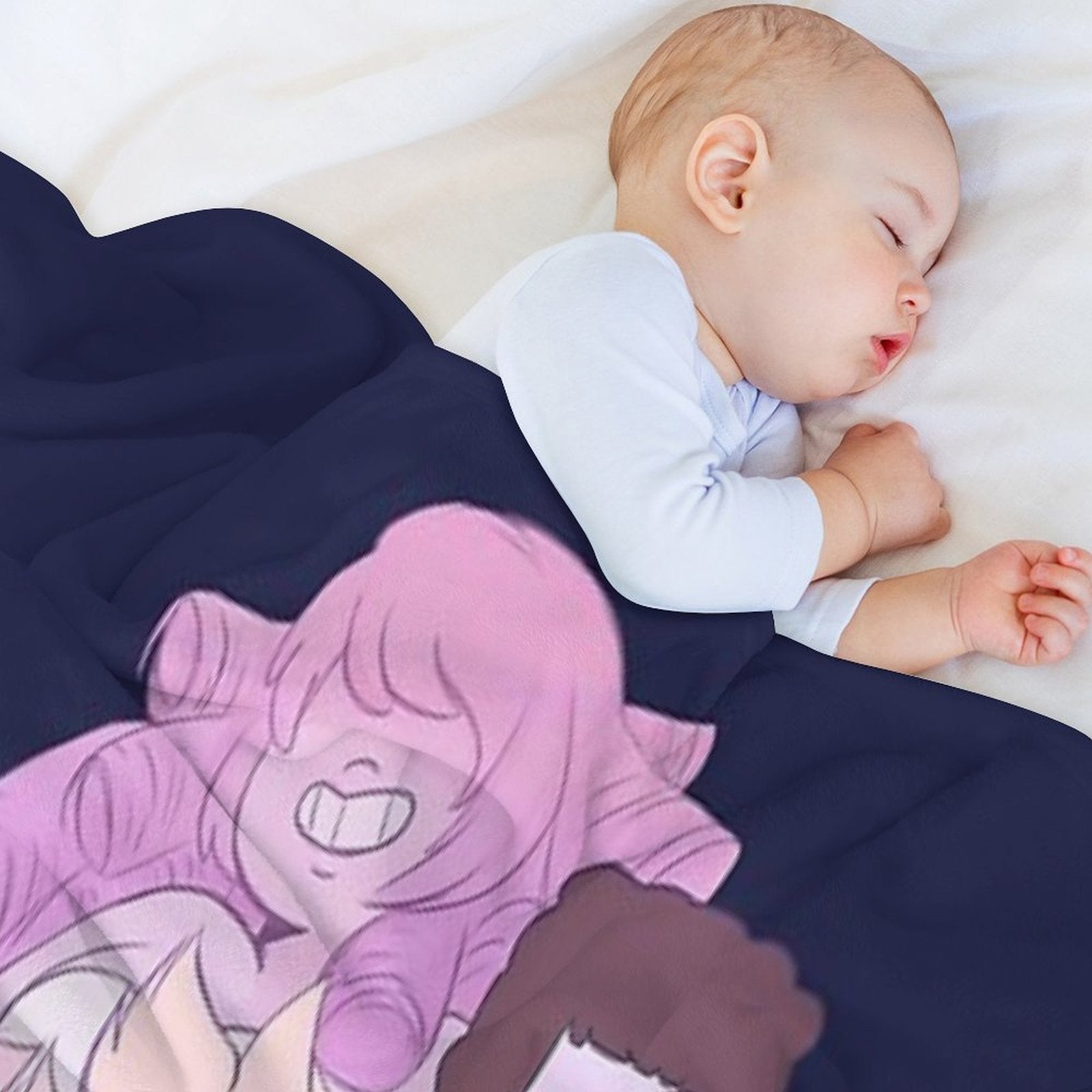 We Are The Crystal Gems Wrinkle-free Throw Blanket