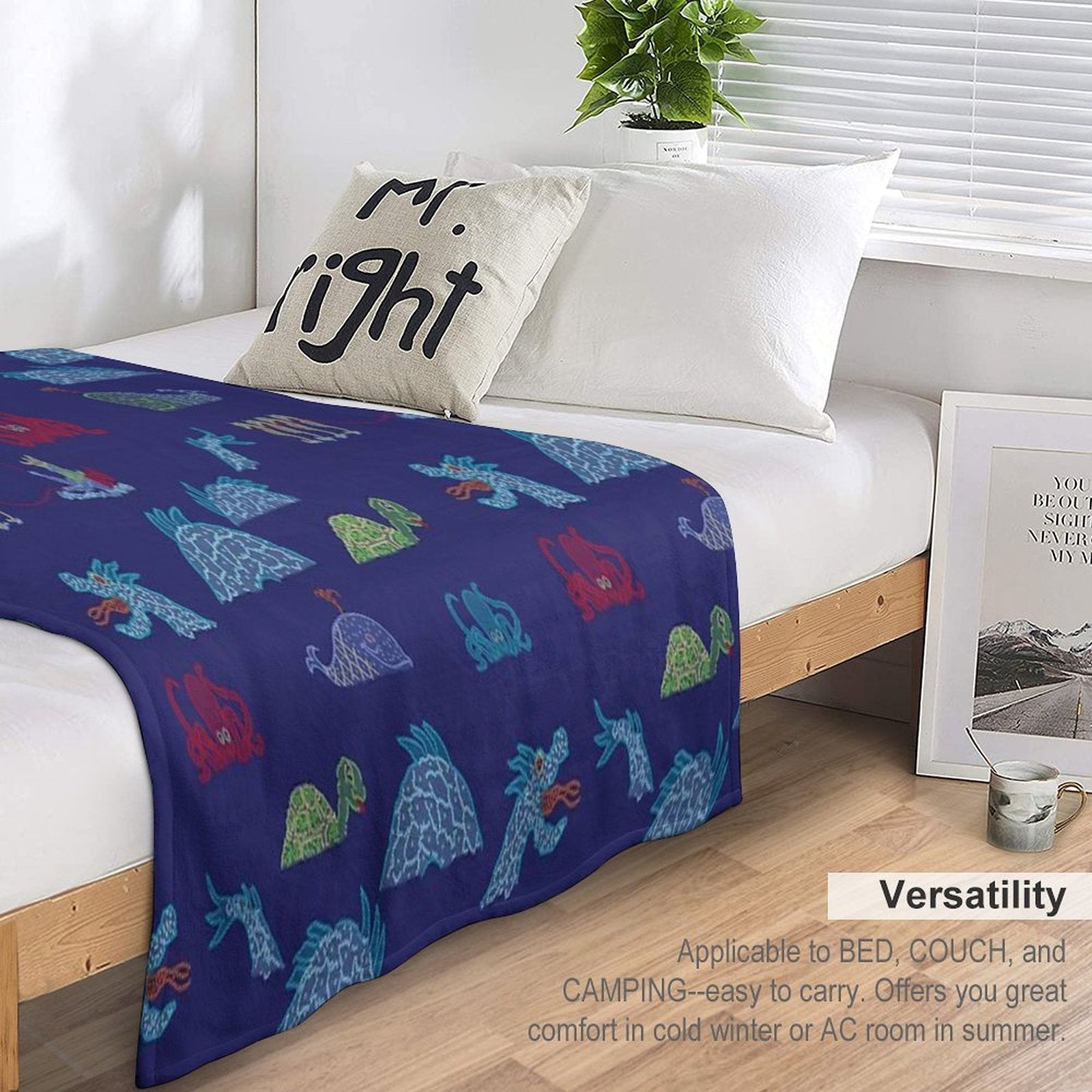 Electrical Water Pageant Shrink-resistant Throw Blanket