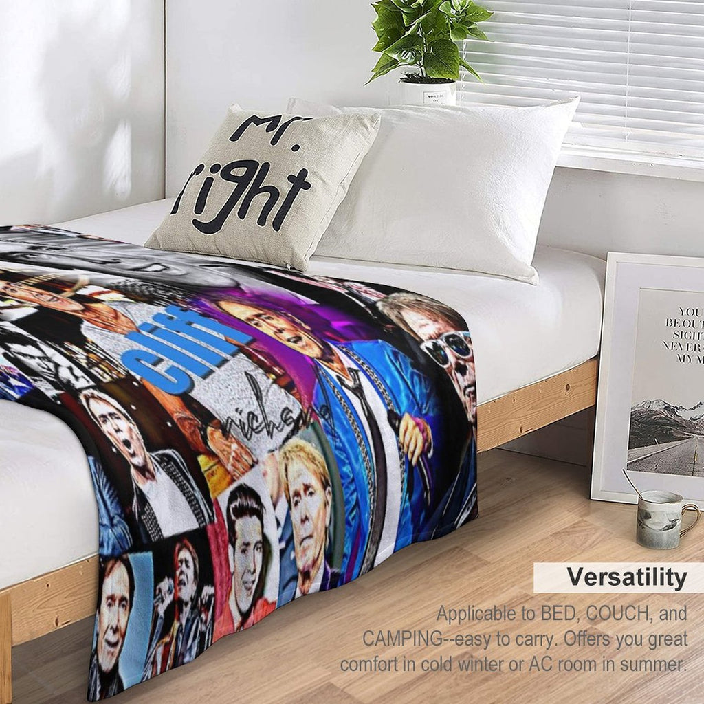 Cliff Richard Lightweight Throw Blanket