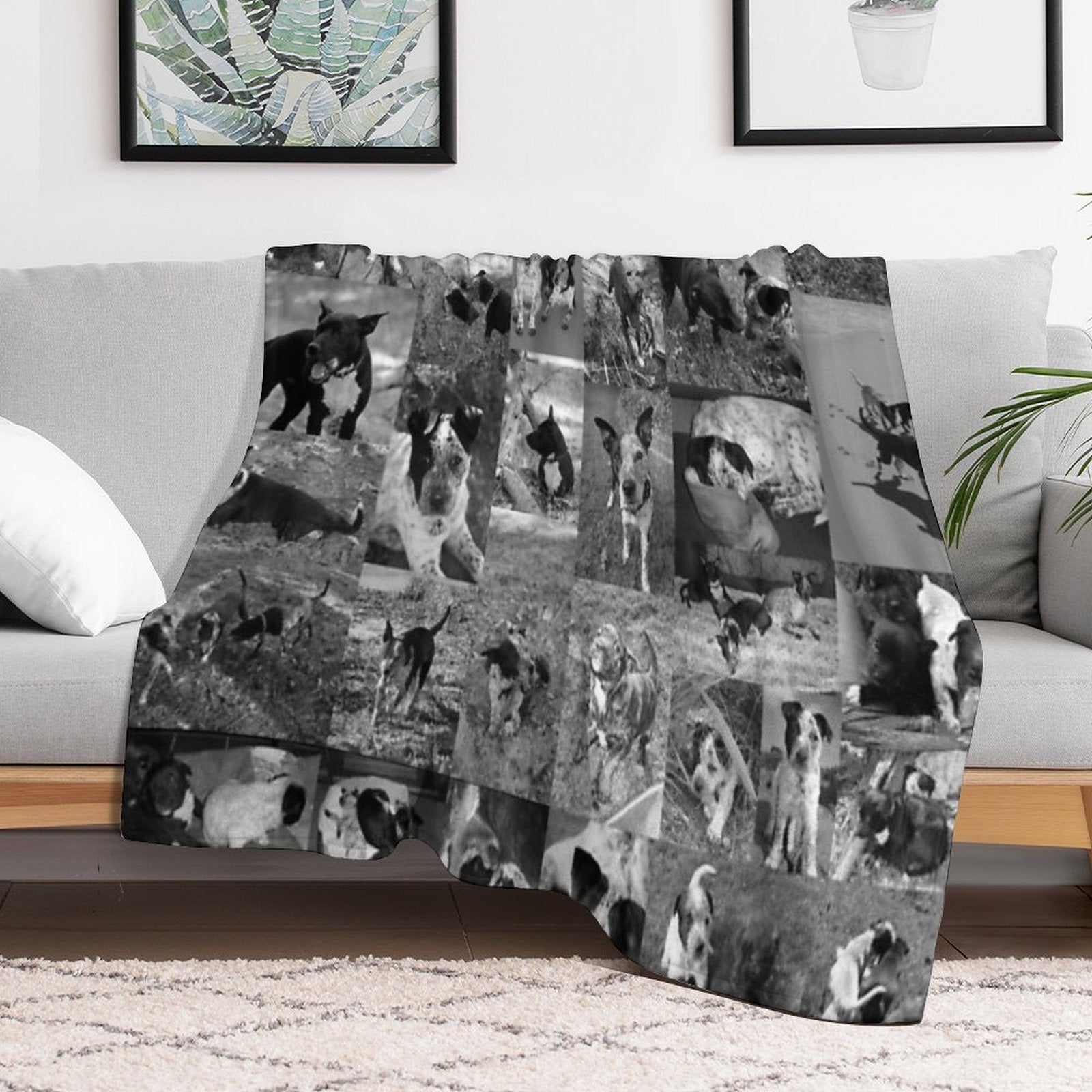 Too Many Puppies Blanket Shrink-resistant Throw Blanket