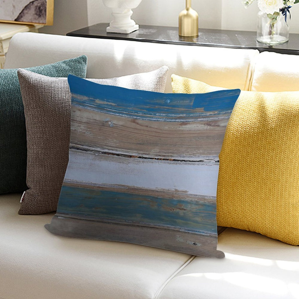 Beach Decor Five Stripes Soft Durable Construction Throw Pillow