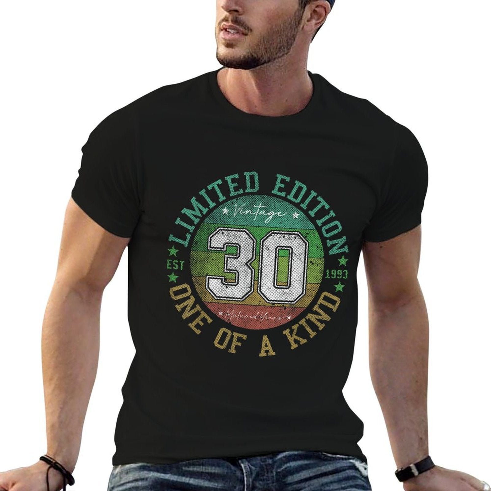 Vintage 1993 30 Year Old Gifts Limited Edition 30th Birthday  Tagless Design T-Shirt