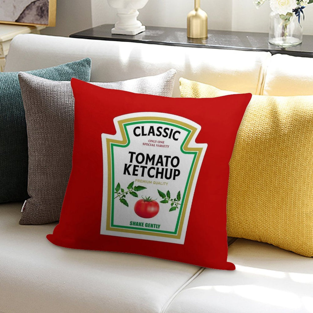 Ketchup Halloween 2023 Costume Family Group Matching Couple Mustard Mayo Soft Gift Ready Throw Pillow