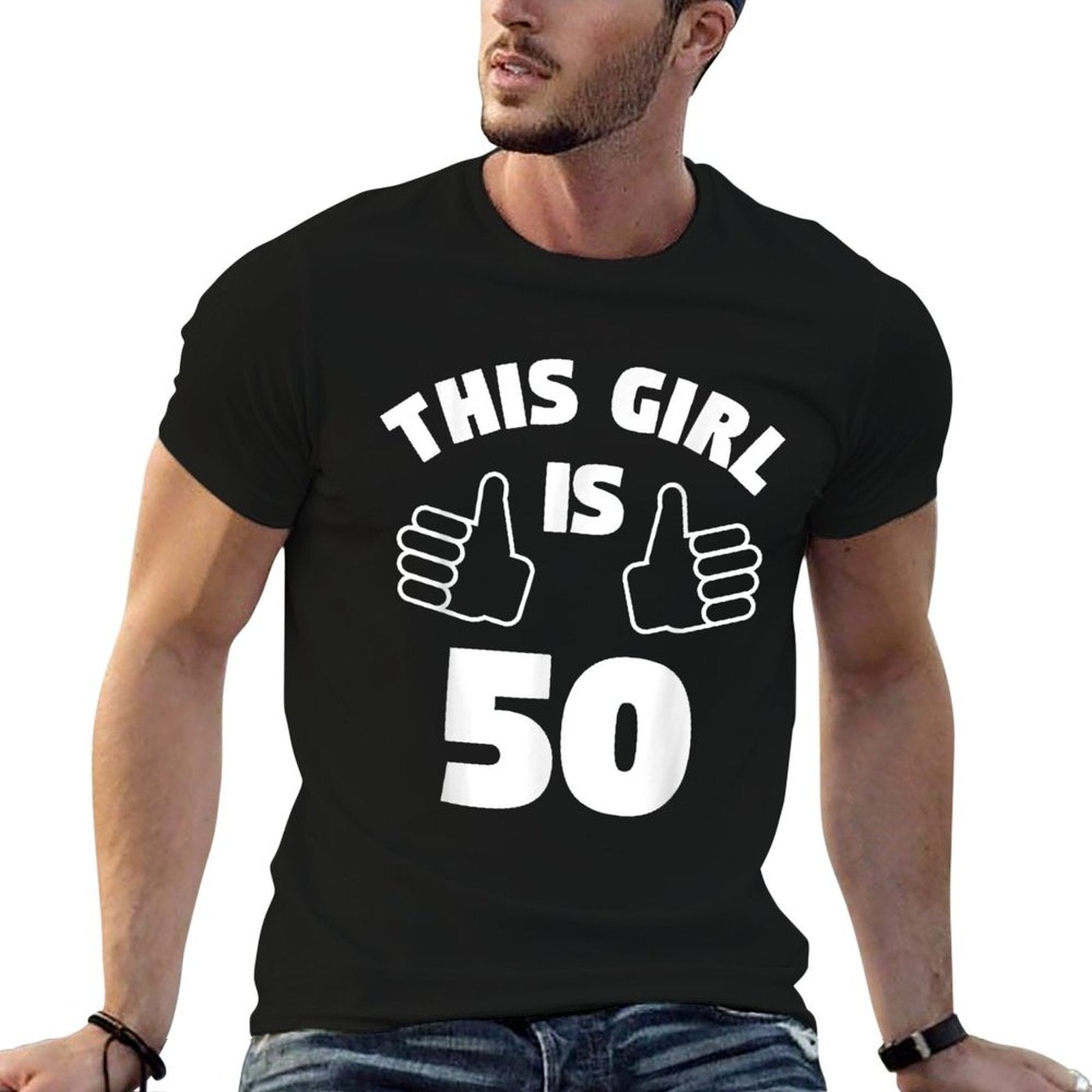 This Girl Is 50 Years Old 50th Birthday Gift for Girls  Breathable T-Shirt