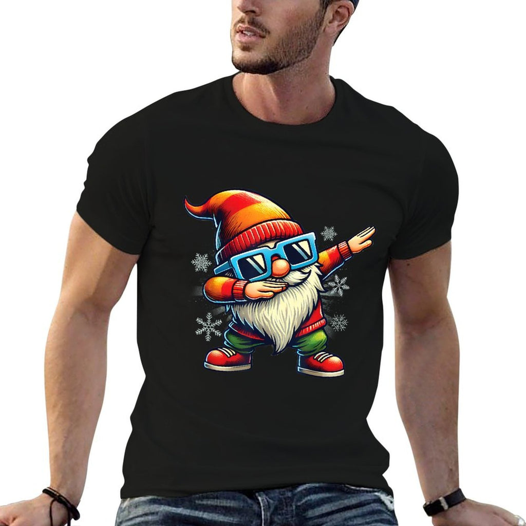Dabbing Cute Gnome Christmas Gnomes Dab Dance Xmas Boys Kids  Lightweight T-Shirt