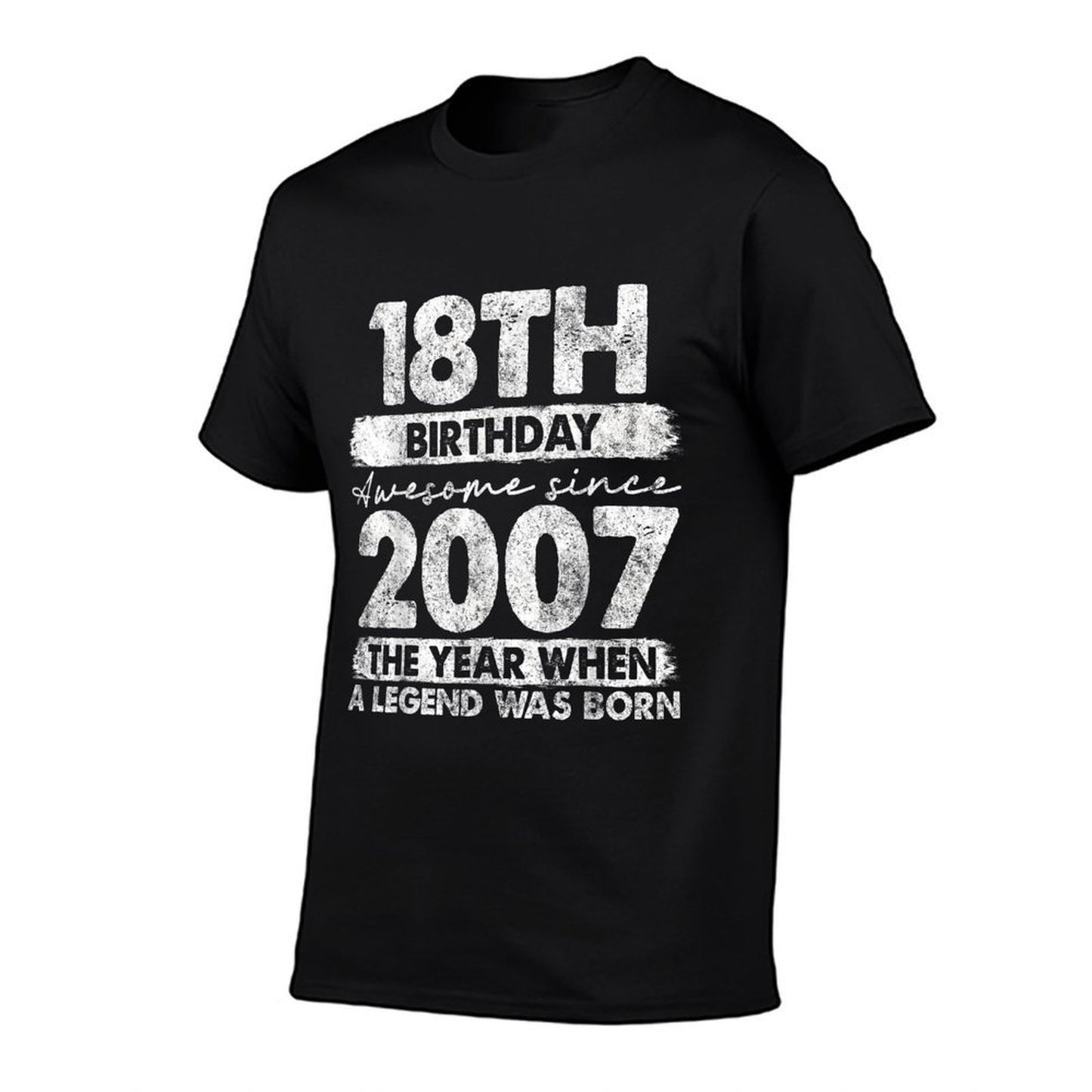 18 Year Old Gifts Vintage 2007 Limited Edition 18th Birthday  Wrinkle-resistant T-Shirt