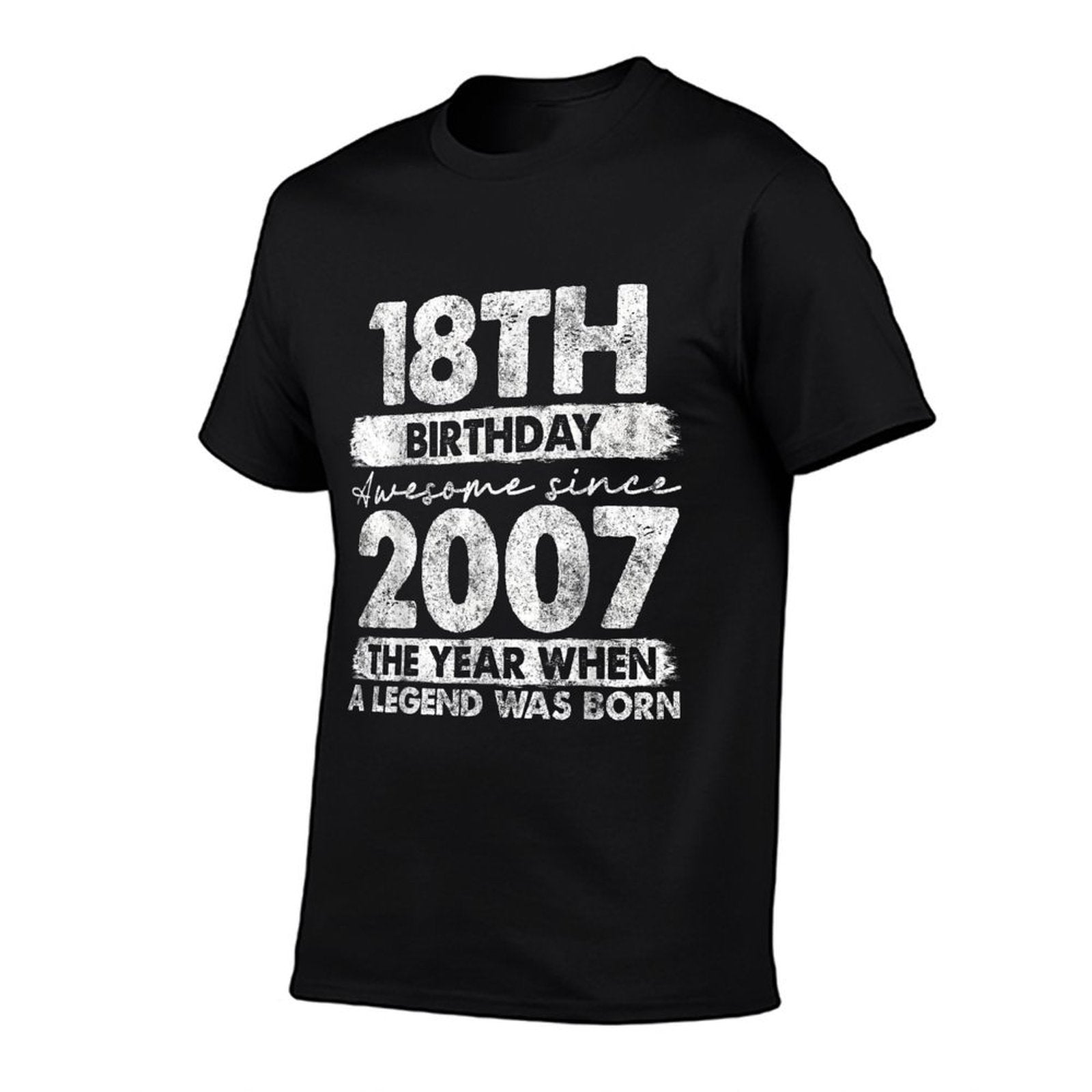 18 Year Old Gifts Vintage 2007 Limited Edition 18th Birthday  Wrinkle-resistant T-Shirt