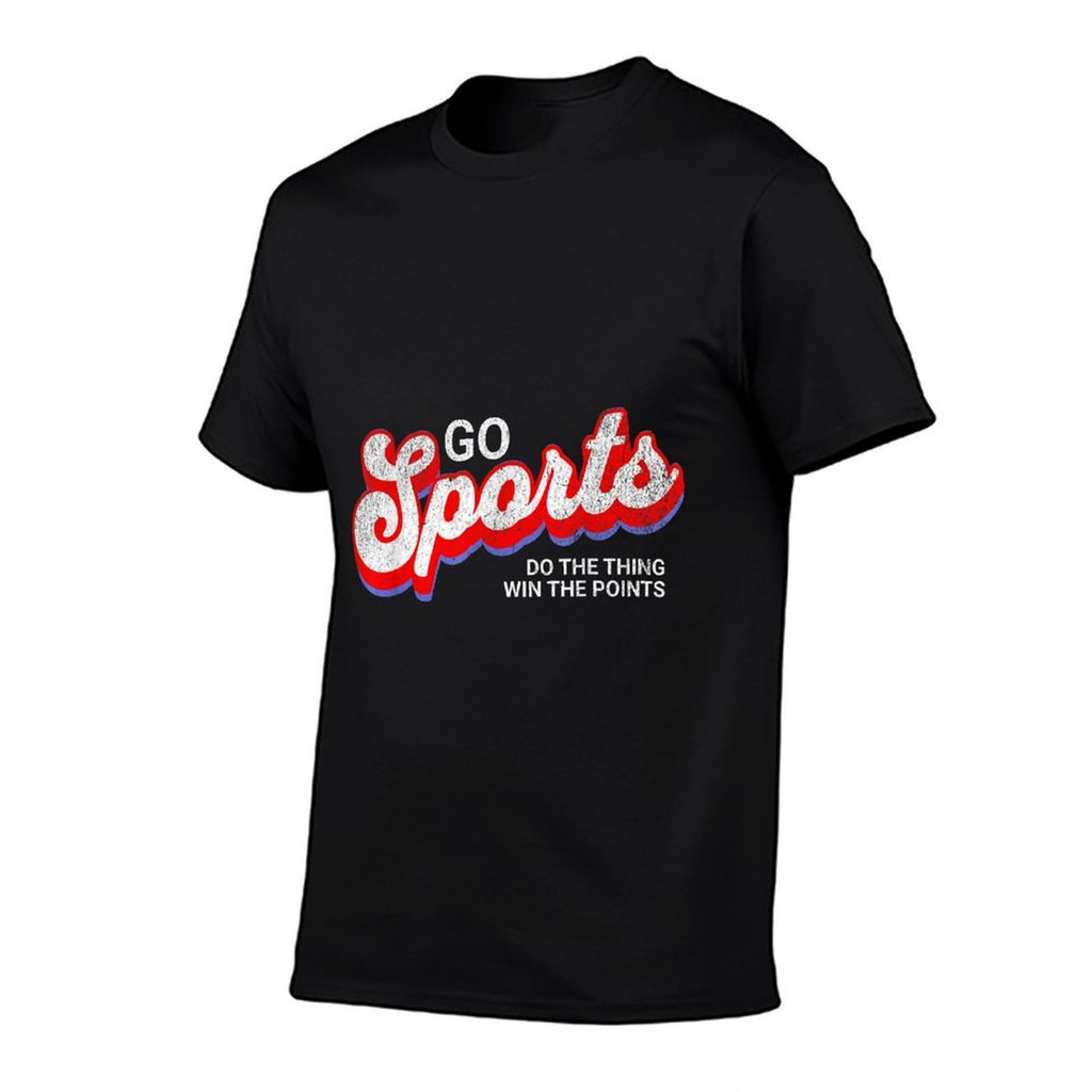 Go Sports Do The Thing Win The Points, Yay Go Sports Team  Trendy Pattern T-Shirt