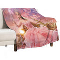 Wicked Glinda Bubble Velvety-soft Throw Blanket