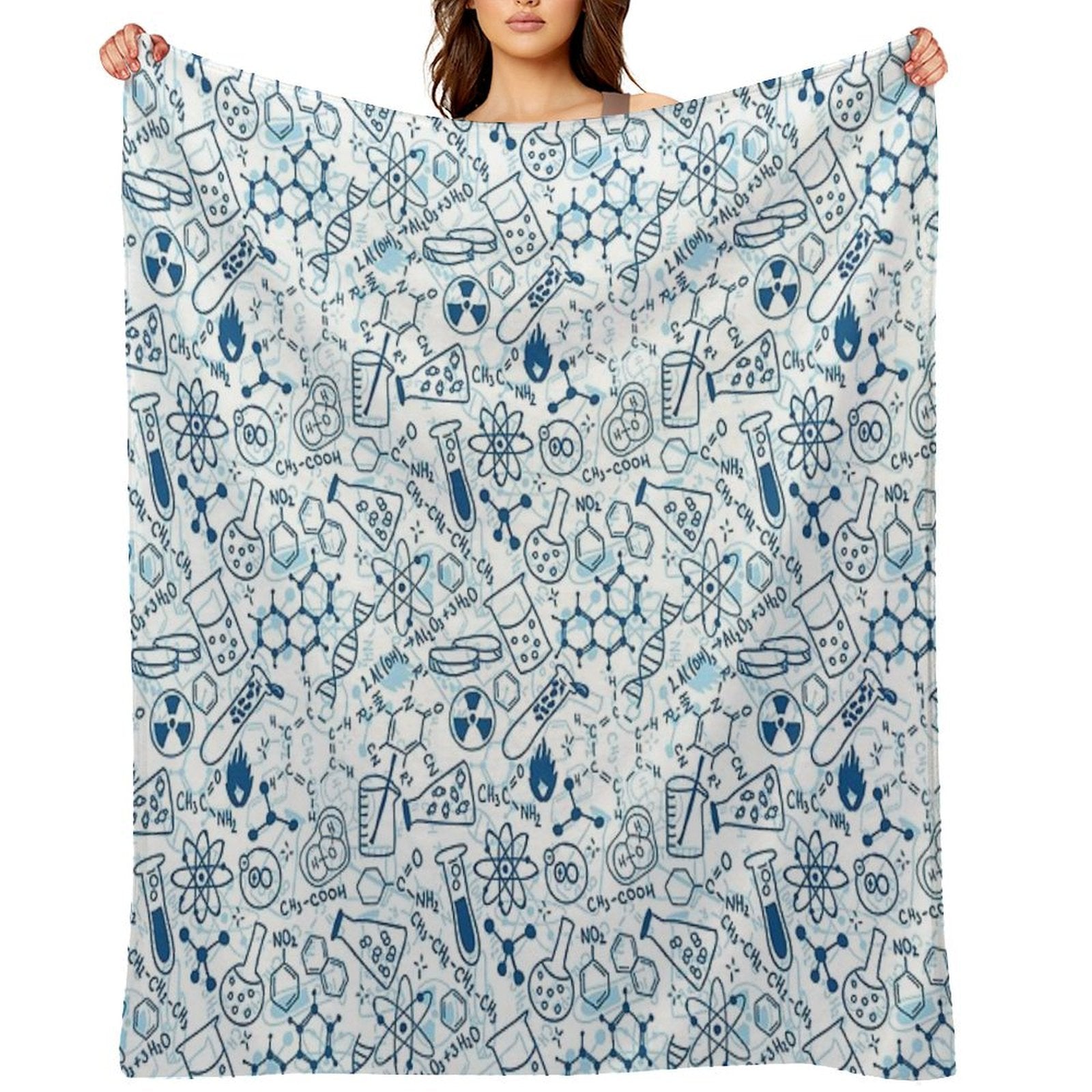 Chemistry Durable Throw Blanket