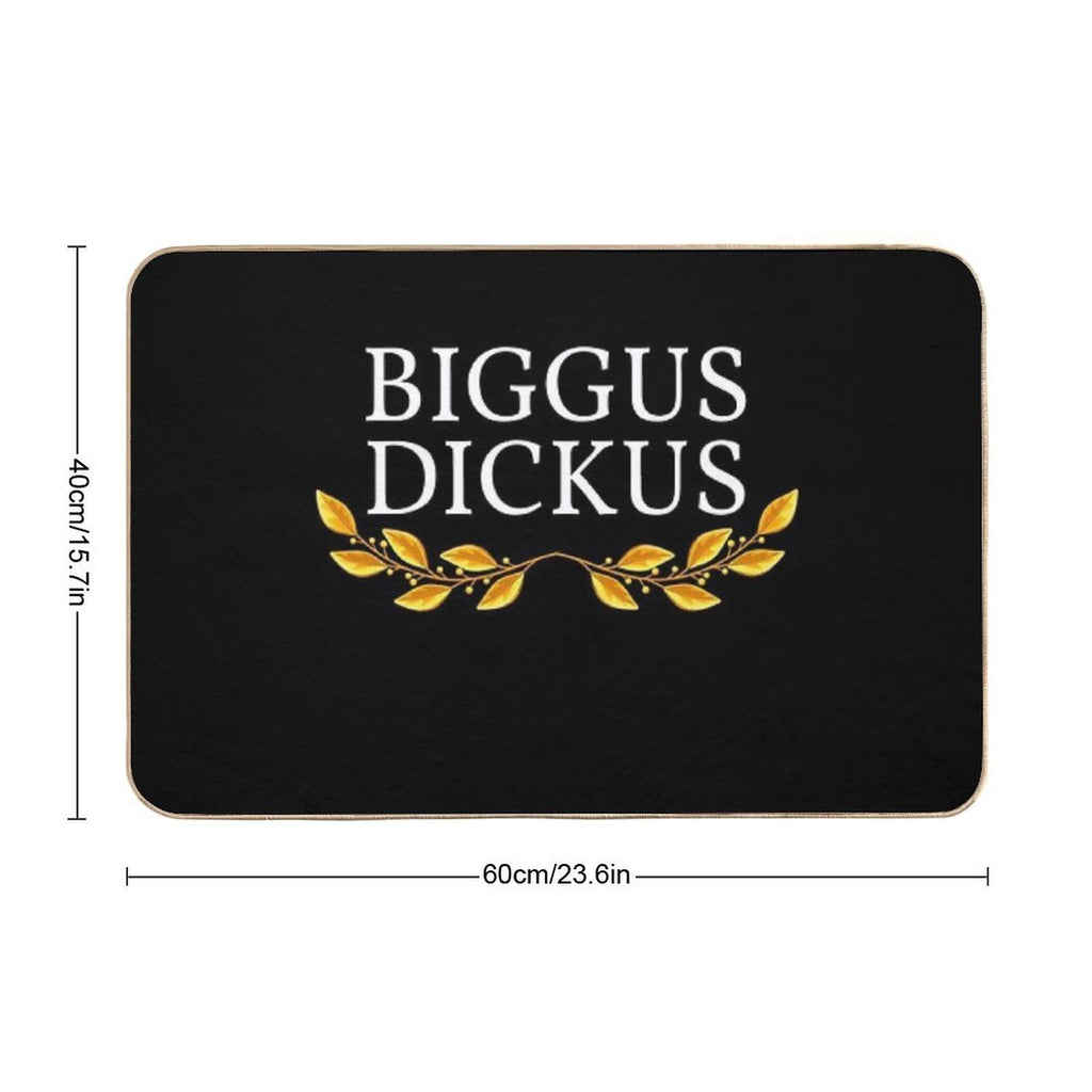 Biggus Dickus  Easy Maintenance Bath Mat