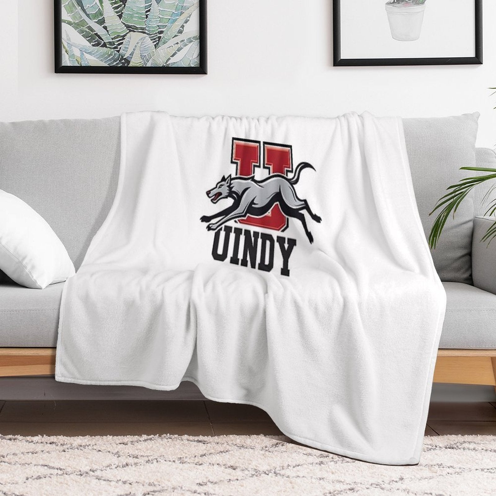 Uindy Pride  University of Indianapolis Spirit All-season Throw Blanket