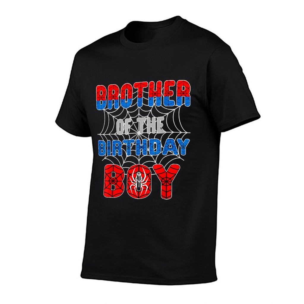 Spider Web Birthday Party Brother of The Birthday Boy  Breathable T-Shirt