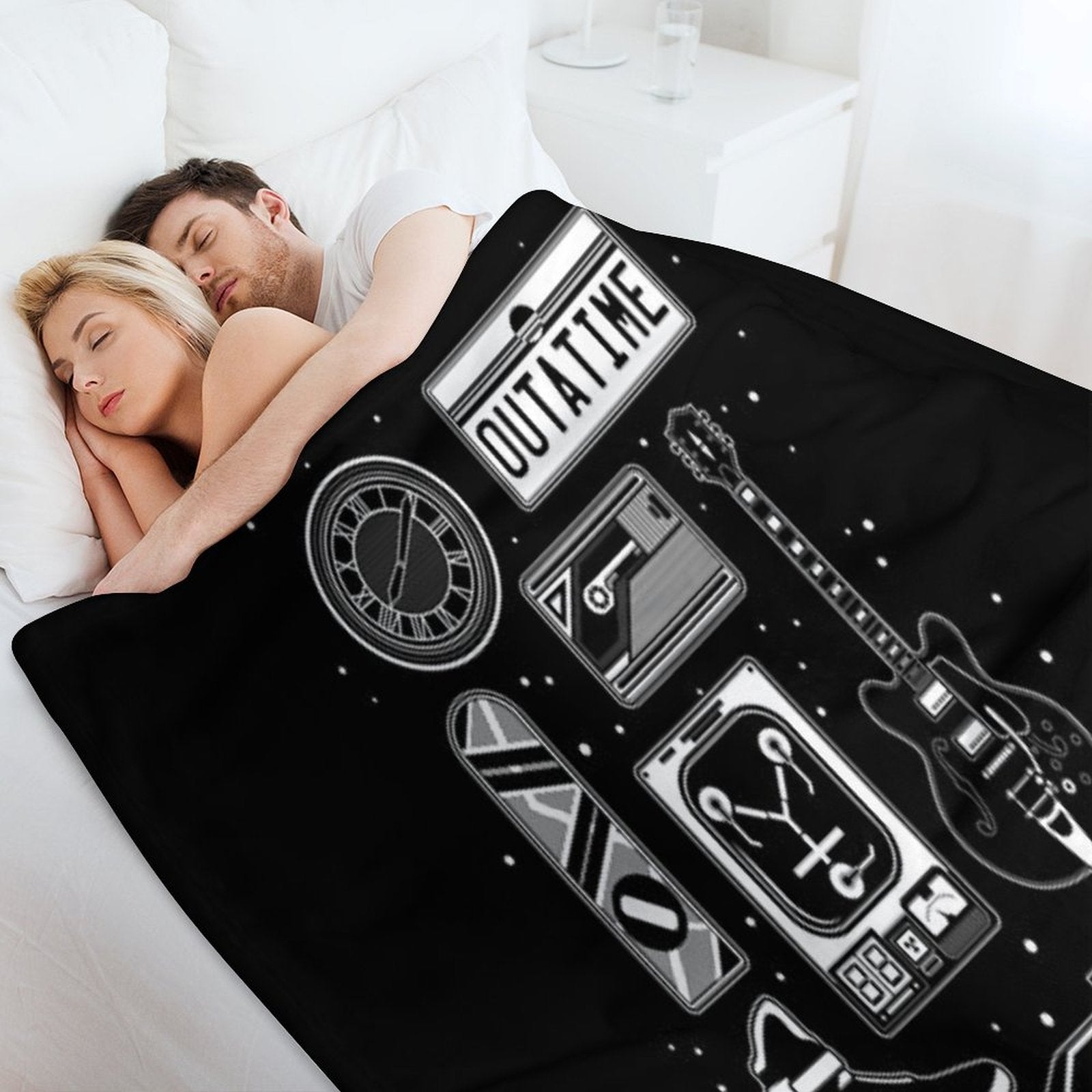 BTTF Icon Set Anti-pilling Throw Blanket