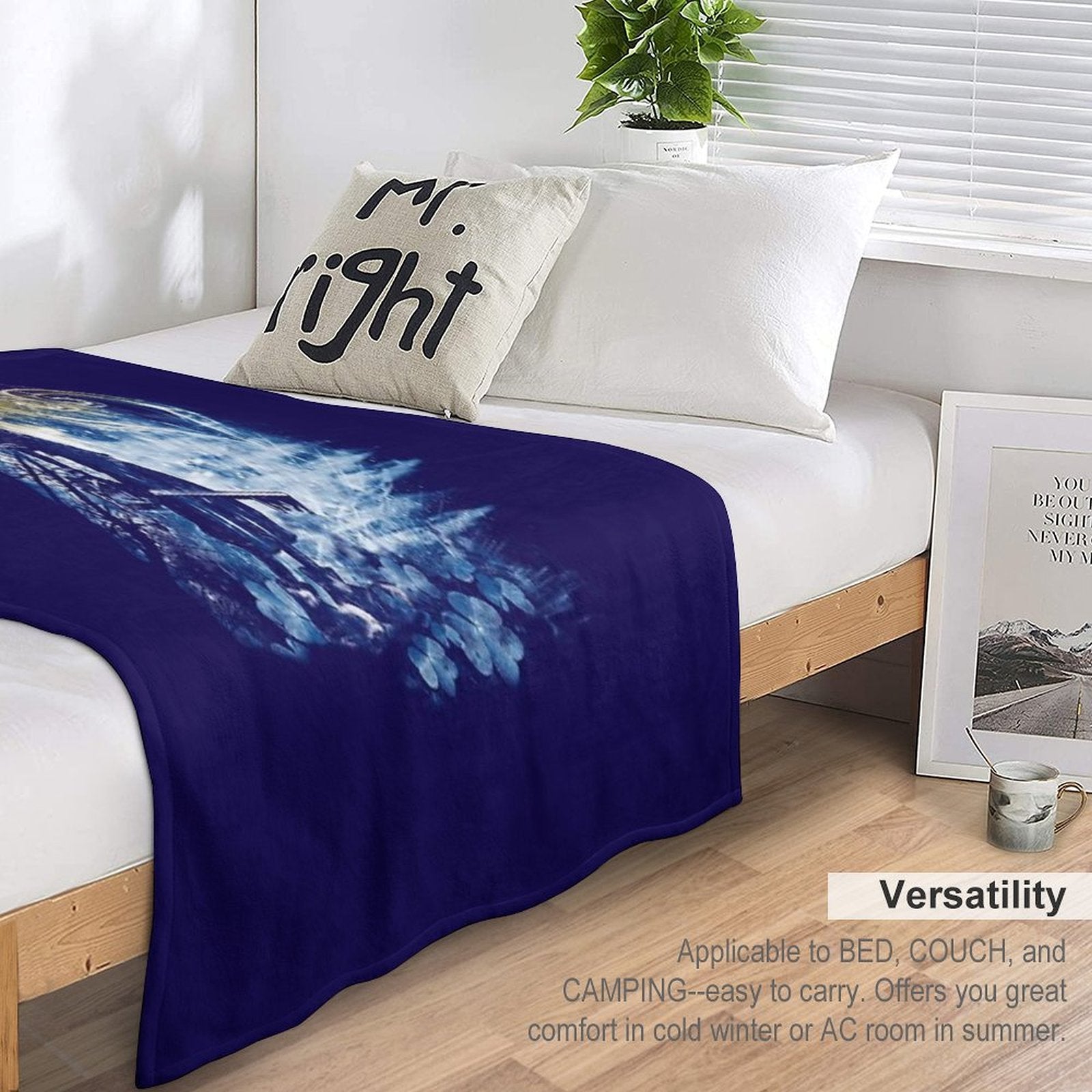 A Path to The Heart Comfort Throw Blanket