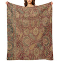 Antique Kilim Anti-pilling Throw Blanket