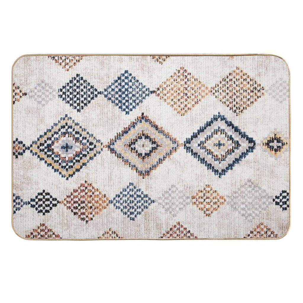 Moroccan Berber Rug Artwork  Eco-Friendly Bath Mat