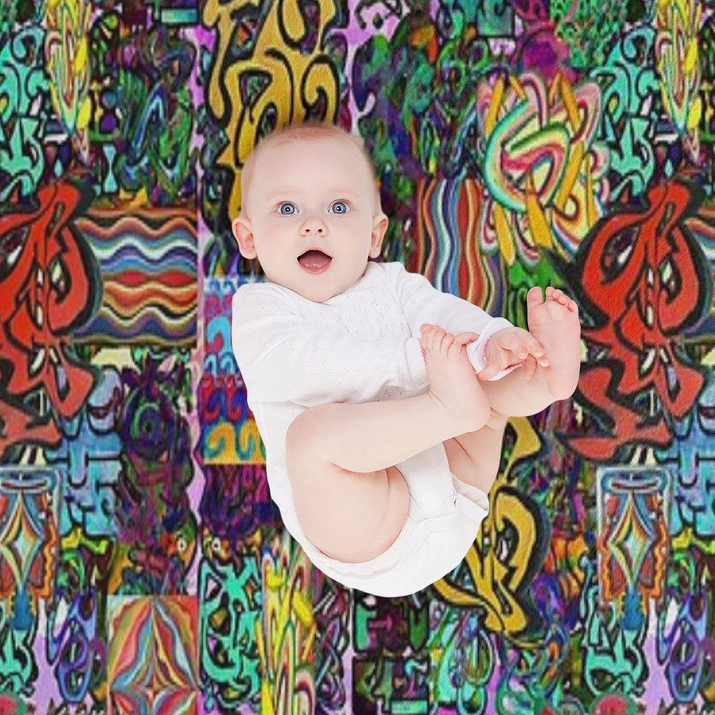 Pop Abstract Durable Throw Blanket